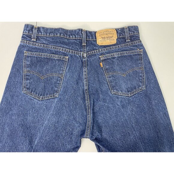 Vintage Levi’s 505 Jeans Orange Tab Straight Leg Mens 38x32 (Tag 40x32) Made USA - Picture 4 of 13